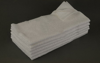 16x27 - Premium Plus White Hand Towel 100% Cotton