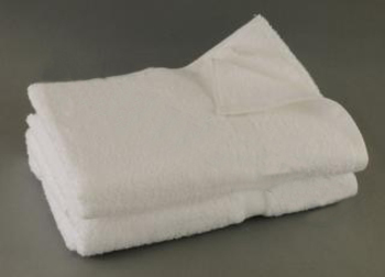 27x54 White Bath Towel Premium Plus 100% Cotton - 15 Lb/Doz