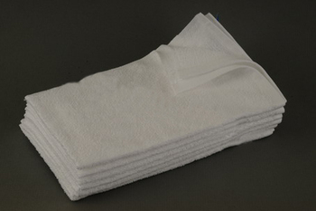 15x25 - White Hand towels 100% Cotton Premium Plus