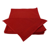 13x13 - RED Washcloths Premium Plus 100% Cotton