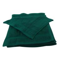 13X13 HUNTER GREEN Washcloths 100% Cotton Premium Plus